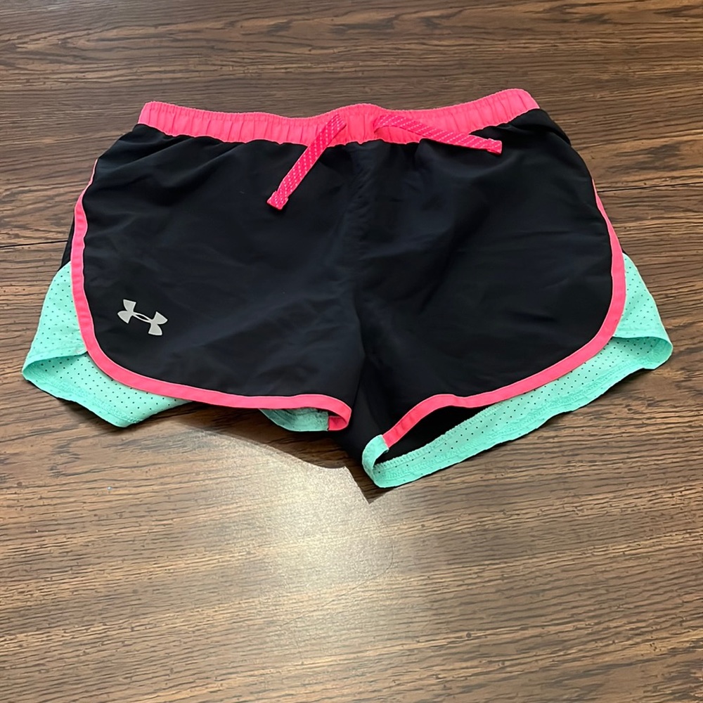 Under armour, exercise shorts, size small